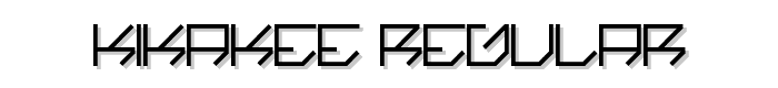 kikakee Regular font